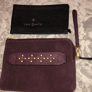 NWT Vera Bradley Mallory Leather Wristlet